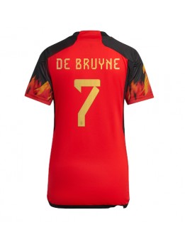 Belgien Kevin De Bruyne #7 Replika Hemmakläder Dam VM 2022 Kortärmad